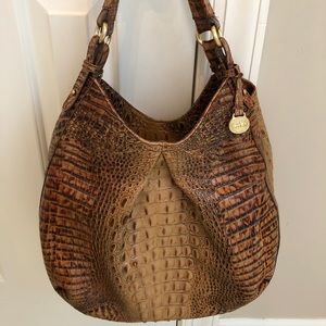 Authentic Brahmin Toasted Almond Bag